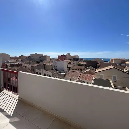 T2 Avec Climatisation, Balcon Vue Mer, 250m De La - Fr-1-701-83 Appartement *