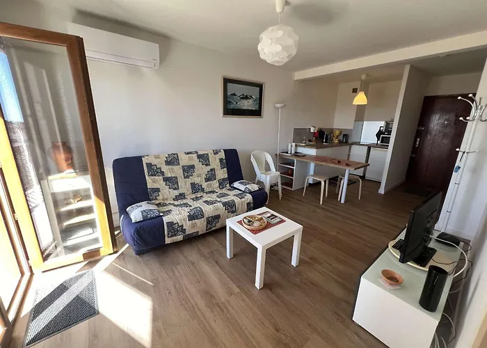 T2 Avec Climatisation, Balcon Vue Mer, 250m De La - Fr-1-701-83 Valras-Plage